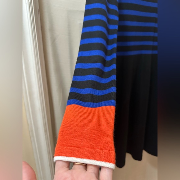 Vince Camuto Stripe Colorblock Knit Sweater Dress – Size Small - Picture 3 of 5